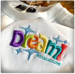 custom puff embroidery